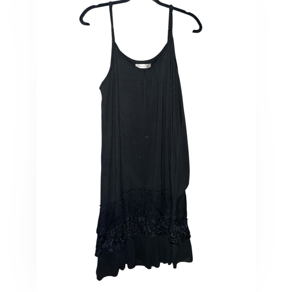 Black Lace Midi Dress